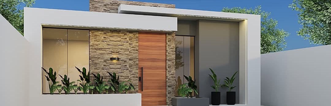 Render de fachada — Proyecto Amanda